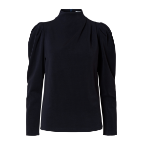 SELECTED FEMME SLFFENJA T-NECK TOP DARK SAPPIRE