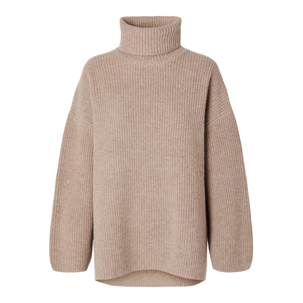 SELECTED FEMME SLFMARY LONG KNIT IRISH CREAM