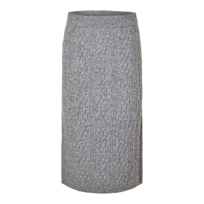 SELECTED FEMME SLFELINA MARIE KNIT SKIRT GREY