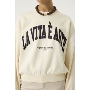GARCIA T260262 SWEATSHIRT WHITECAP