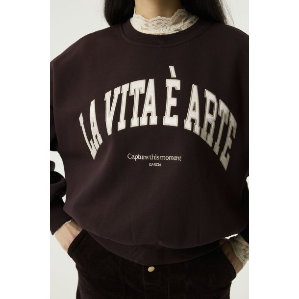 GARCIA T260262 SWEATSHIRT HAZEL BLOOM 