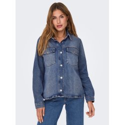 ONLY ONLELLA POCKET SHIRT DNM M.BLUE