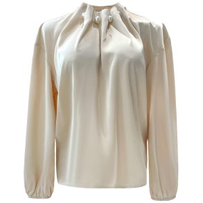 LIBERT� ESSENTIEL PIP-LS-PEARL-BLOUSE-CHAMPAGNE