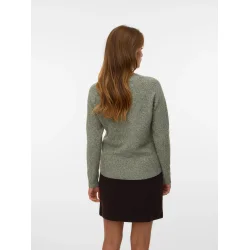 VERO MODA VMDOFFY O-NECK BLOUSE GRAPE LEAF