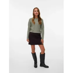 VERO MODA VMDOFFY O-NECK BLOUSE GRAPE LEAF