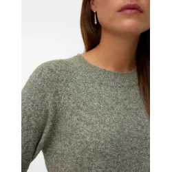 VERO MODA VMDOFFY O-NECK BLOUSE GRAPE LEAF