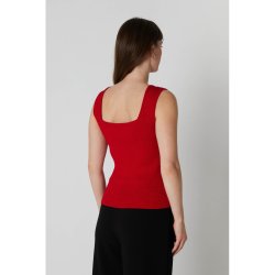 RUE de FEMME RDFNOA KNIT TOP DEEP RED