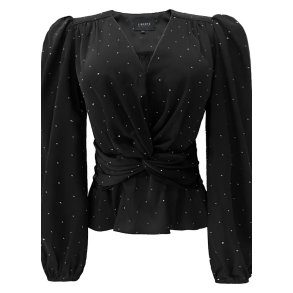 LIBERT ESSENTIEL TIKI TWIST BLOUSE BLACK DIAMOND