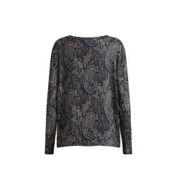 LIBERT� ESSENTIEL ALMA LS U T-SHIRT NIGHT SKY PAISLEY