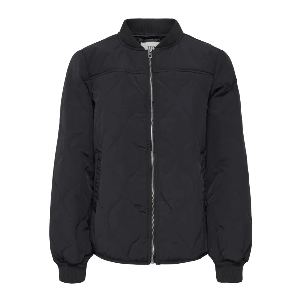 JACQUELINE de YONG JDYRAYA QUILT SHORT JACKET BLACK