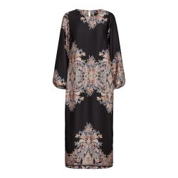 LIBERT� ESSENTIEL WENNISE DRESS BLACK PAISLEY