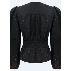 LIBERT ESSENTIEL TIKI TWIST BLOUSE BLACK DIAMOND