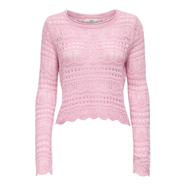 JACQUELINE de YONG JDYSUN BOATNECK PULLOV. ROSA