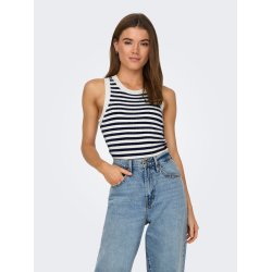 JACQUELINE de YONG JDYAYA TANK TOP WHITE/NAVY