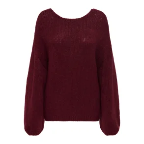 JACQUELINE de YONG JDYDINEA PULLOV. KNIT BORDEAUX