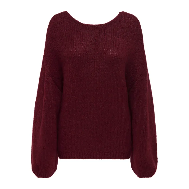 JACQUELINE de YONG JDYDINEA PULLOV. KNIT BORDEAUX