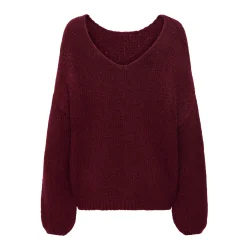 JACQUELINE de YONG JDYDINEA PULLOV. KNIT BORDEAUX